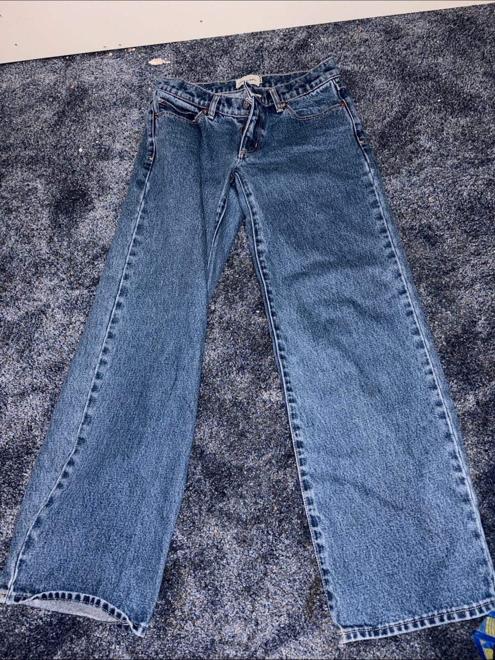 Low-Rise Wide Leg Women’s Jeans - Blue